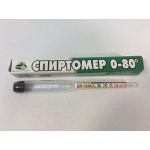 Ареометр для спирта от 0-80 градусов Gl.Metal 