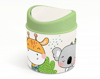 Контейнер для мусора "Флер", "BREEZE" 1,0 л арт.С390, С39016, С39015 