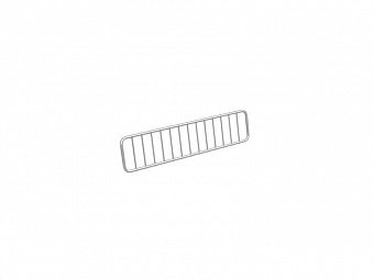 T-FL 0300047-61_Ограничитель фронтальный угл.внеш. H=85 L=914 (цинк) 