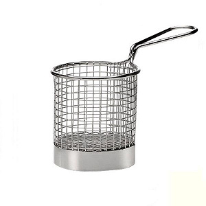 Корзинка для картофеля фри круг. 8*8 см нерж. MGSteel BSKR8NM 