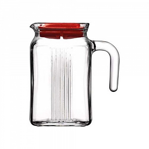 FRIGO Графин с красной кр. 0,6л. арт.80122 SLBR 1053872, 1078032 (ПРОДАЕТСЯ ПО 6 шт.. В УПАКОВКЕ!!!) 