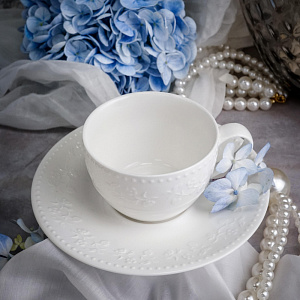Блюдце d16,1 H=2,2см Primavera, фарфор, арт CDF PR16 