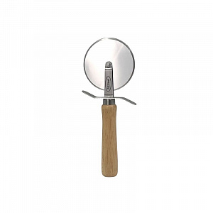 Нож для пиццы d=10 см. нерж. с дерев. ручкой MGsteel 