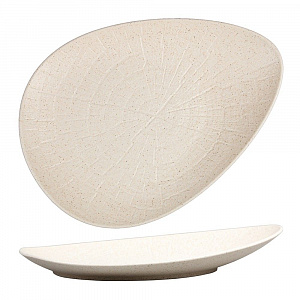 Тарелка для подачи P.L. PROFF CUISINE "Elephant Ivory" 32*24*2см 81223447 