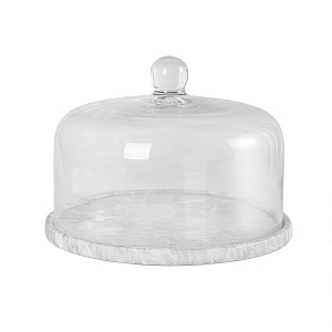 Тортовница со стеклянным колпаком h=21.5 d=18 P.L.-BarWare 81269698 