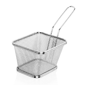 Корзинка для подачи снеков P.L. Proff Cuisine, 12*12 см, h=6 см, металл 